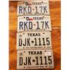 Image 1 : 2 MATCHING PAIR OF TEXAS LICENSE PLATES
