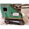 Image 2 : RUBBER TRACKED TOY EXCAVATOR GOOD ORIGINAL PAINT