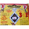 Image 2 : RARE FIND 1948 CANCER FUND BASEBALL GAME PUNCH IN BOARD-NEW MINT-UNUSED