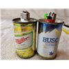 Image 2 : PAIR OF MINIATURE BAR ROOM BEER CAN LIGHTER HOLDERS- BUSCH & MILLER