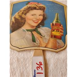 FAN'TASTIC SHIRLEY TEMPLE ROYAL CROWN COLA (1938) CAFE FAN