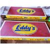 Image 1 : PAIR OF EDDY'S BREAD SHELF LINERS WITH ADV. & 2" OVERHAND