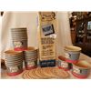 Image 2 : 1950's SLEEVE OF PAK-CUPS 25 N.O.S. CONTAINERS & LIDS, IHC ADV. WITH ORIGINAL BOX