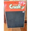 Image 1 : 28"X 19" ORIGINAL ORANGE CRUSH CHALK/MENU BOARD, EXCELLENT CONDITION