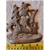 Image 2 : PAIR OF SAILING SHIP CAST IRON BOOK ENDS, DATED 1928