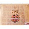 Image 2 : FULL SHEET OF 29 CENT ELVIS STAMPS- ISSUED 1993 *STILL WRAPPED*