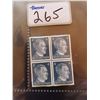 Image 1 : BLOCK OF 4 WWII NAZI STAMPS- GLUED/UNUSED-HITLER IMAGE (4)