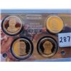 Image 2 : 2009 $1.00 COIN US PRESIDENT PROOF SET- HARRISON, TYLER, POLK, TAYLOR