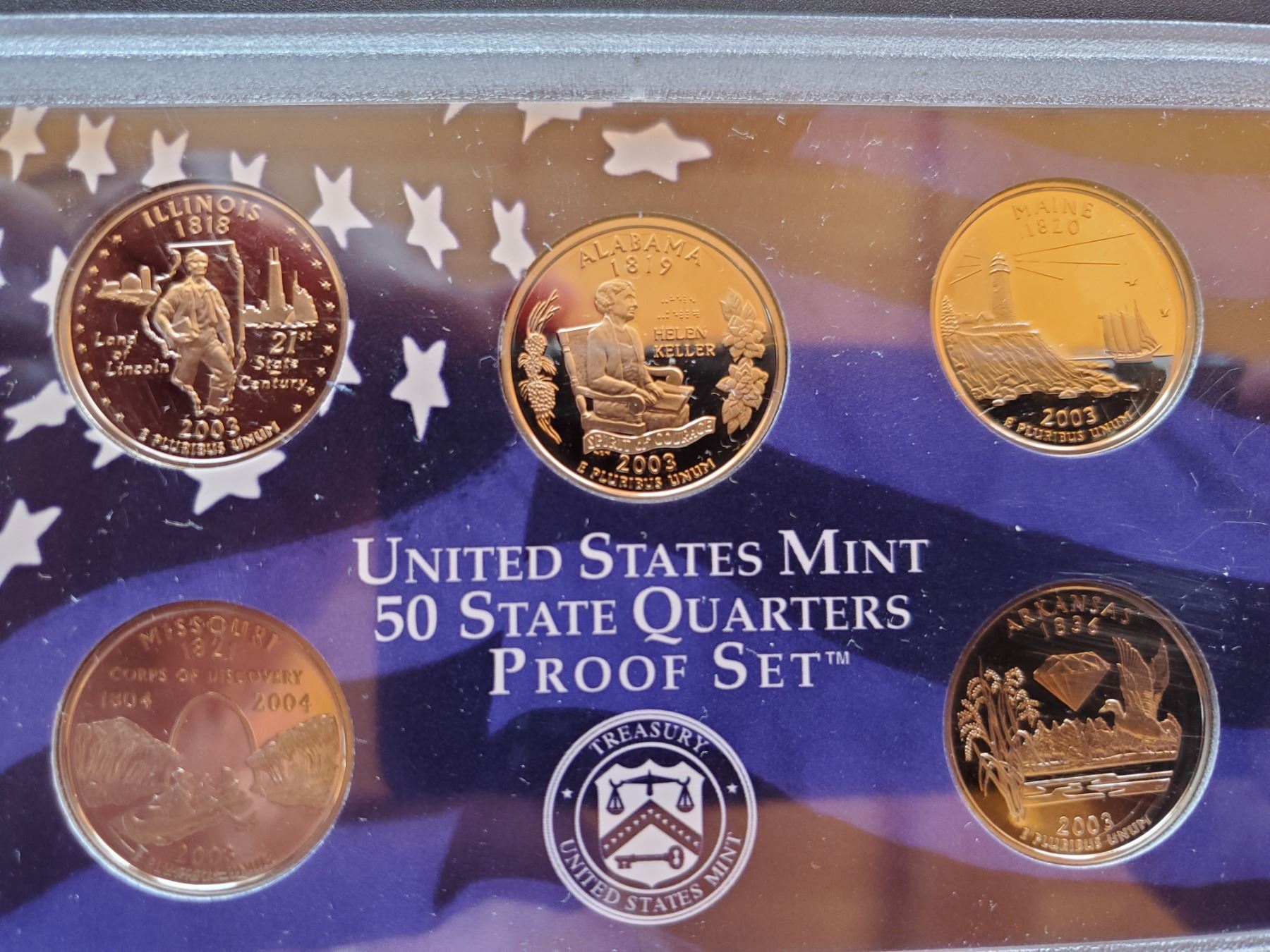 2003 50 STATE QUARTERS PROOF SET