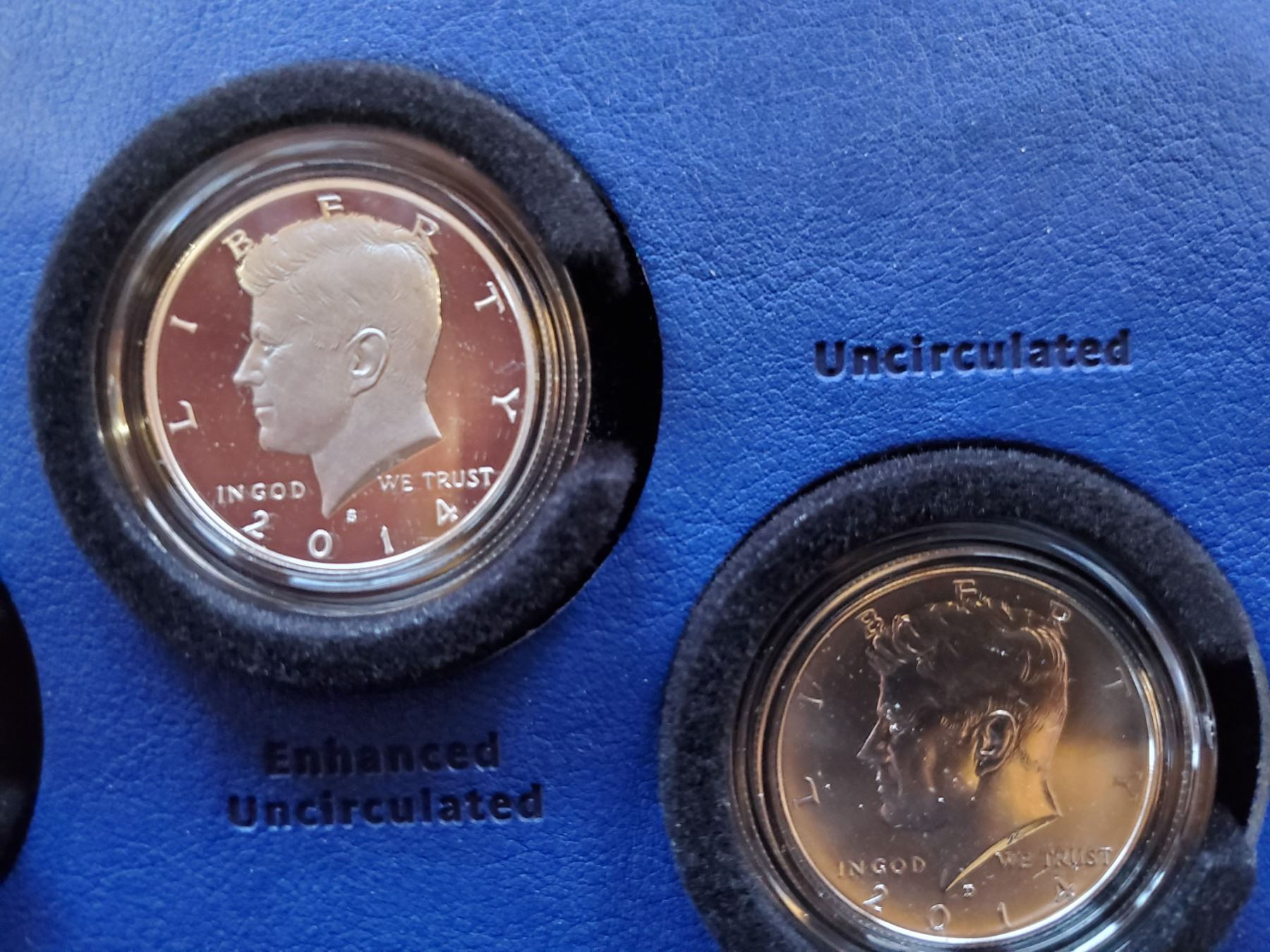 50TH ANNIVERSARY KENNEDY HALF DOLLAR SILVER COIN COLLECTION SET