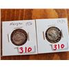 Image 1 : 1936 & 1939 MEAGAN SILVER DIMES