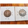 Image 2 : 1907 & 1915 P BARBER SILVER QUARTERS