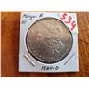 Image 1 : 1884 O AU MORGAN SILVER DOLLAR