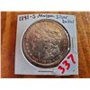 Image 1 : 1891 S MORGAN SILVER DOLLAR