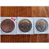 Image 1 : 1976, 1977, 1978 EISENHOWER DOLLAR COINS - DATED 1776-1976
