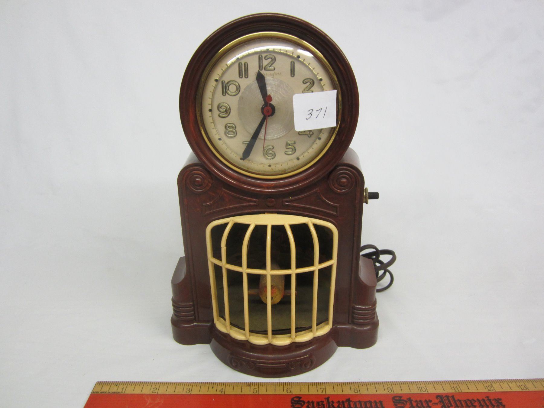 Deco clock (not working) Schmalz Auctions