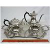 Image 2 : 5 PIECE Silver Plated Lipman Bothers Coffee and Teaset