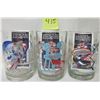 Image 1 : 3 25TH ANNIVERSARY WALT DISNEY WORLD 'REMEMBER THE MAGIC' COLLECTIBLE GLASSES