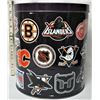 Image 4 : NHL TEAM TIN- 26 TEAM LOGOS