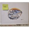 Image 1 : ORIGINAL 8" X 10" SPIRIT AT THE NORTH ARTWORK BY ABORIGINAL ARTIST GARRY YOUNG