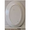 Image 2 : 12" X 9.5" OVAL DECORATED SERVING PLATTER- JOHNSON BROS. ENGLAND