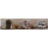 Image 2 : LOT OF 11 COSTUME JEWELLERY RINGS (BOXED)