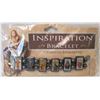 Image 5 : 7" 10 COMMANDMENTS BRACELET- NEW HEMATITE INSPIRATIONAL BRACELET