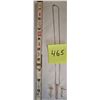 Image 2 : 18" COSTUME NECKCHAIN 17 C.Z. PENDANT MATCHING EARRINGS