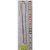 Image 2 : 18" 5 STRAND SILVER NECKLANCE