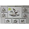 Image 1 : VINTAGE PLASTIC CANADA GOOSE SERVING TRAY/7 MINI TRAYS