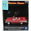 Image 1 : NEW AMERICAN CLASSICS GM 1957 CHEVROLET CONVERTIBLE MUSICAL ORNAMENT