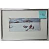 Image 1 : FRAMED-MATTED 7.5" X 3.5" ALLAN SAPP PRINT