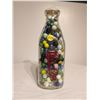 Image 1 : COOP MILK BOTTLE FULL OF MARBLES