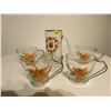 Image 2 : 4 SASK. TIGER LILY CUPS & SASK MUG