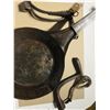 Image 2 : WOOD STOVE CRANKS, LIFTERS, AND FRYING PAN.