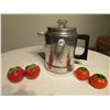Image 2 : METAL COFFEE POT & 2 SETS OF TOMATOES S/P