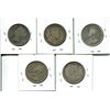 Image 2 : 1898, 1909, 1911, 1917, 1919 NEWFOUNDLAND 50 CENTS