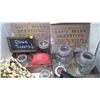 Image 2 : LOT OF WEDDING DECOR 2 DECORATIVE BOXES, CHALKBOARD SIGN, PHOTO FRAME DRINK TICKETS ETC