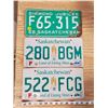 Image 1 : 1965 & TWO NEWER SASK LICENSE PLATES