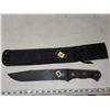 Image 2 : ONTARIO KNIFE CO. SUPER HI-END RTAK SURVIVAL BRUSHKNIFE BLADE 10" LONG & HEAVY DUTY 3/8" THICK- CORD