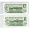 Image 2 : BC-46B ? TWO 1973 DOLLAR BILLS