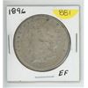 Image 1 : 1896 USA SILVER MORGAN DOLLAR