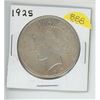 Image 1 : 1925 USA SILVER PEACE DOLLAR