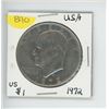 Image 1 : 1972 USA EISENHOWER SILVER DOLLAR
