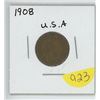 Image 1 : 1908 USA INDIAN HEAD PENNY