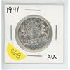 Image 1 : 1941 CANADIAN FIFTY CENT PIECE