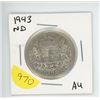 Image 1 : 1943 ND CANADIAN FIFTY CENT PIECE
