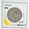 Image 1 : 1950 NO DESIGN CANADIAN FIFTY CENT PIECE
