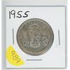 Image 1 : 1955 CANADIAN FIFTY CENT PIECE