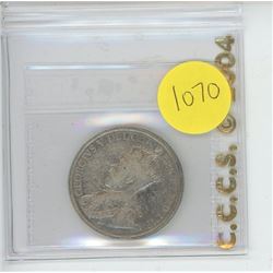 1919 CCCS GRADED CANADIAN FIFTY CENT COIN - F15